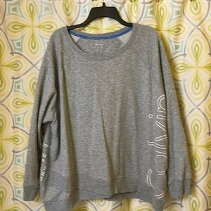 Calvin Klein women’s performance Grey sweat shirt 3x